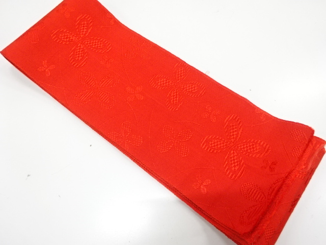 JAPANESE KIMONO / YUKATA OBI / WOVEN FLOWER
